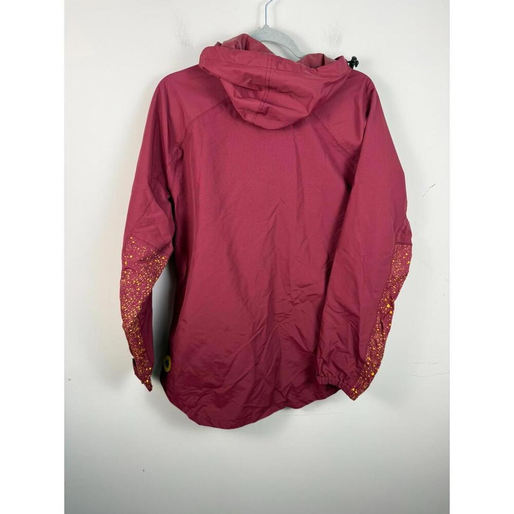 Kith Furman "Central Park" Anorak Waterproof Hooded Jacket Maroon Medium - Picture 2 of 6